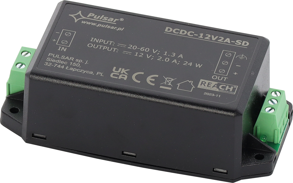 Accesorii/conectică - Convertor DC/DC step-down, 2 A DCDC-12V2A-SD, https:high-security.ro