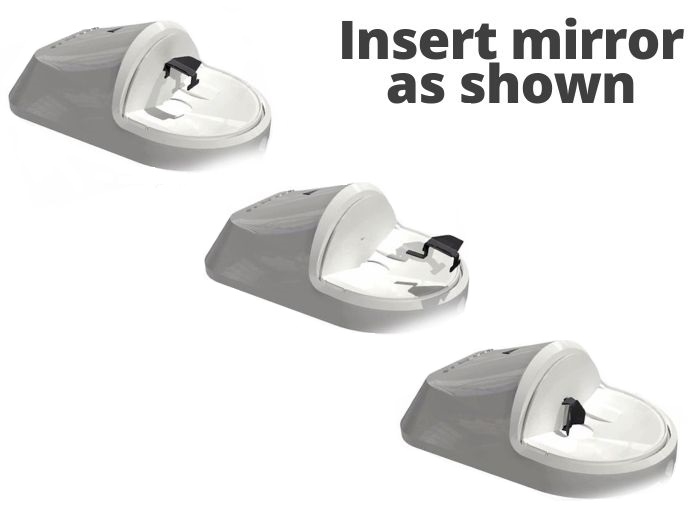 Detector de mișcare digital infraroșu cu suport și oglindă NV5-MSB, [2],high-security.ro