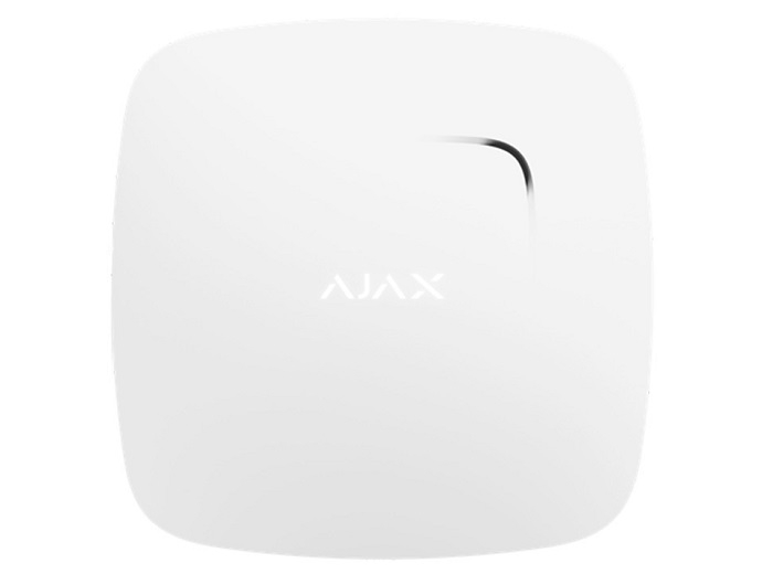 Wireless - Detector wireless de fum cu senzor de temperatură AJAX FIREPROTECT WH, high-security.ro
