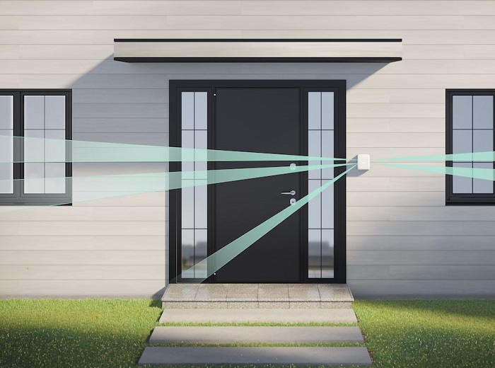 Detector wireless tip cortină bidirecțională de exterior DUALCURTAIN OUTDOOR (WHT), [2],high-security.ro