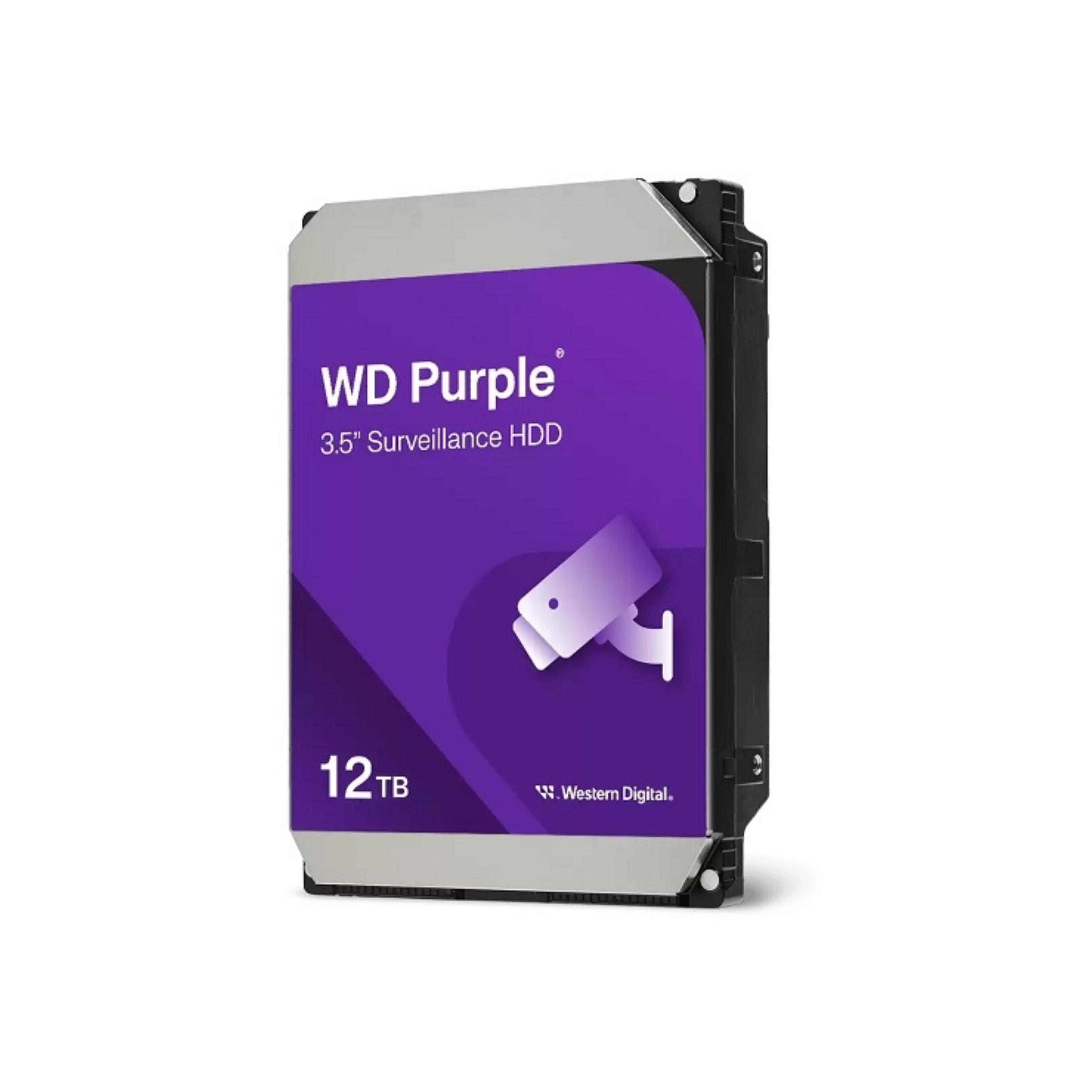 Hardisk-uri - Hardisk 12TB SATA 6 Gb/s, Western Digital, seria Purple WD121PURZ, high-security.ro