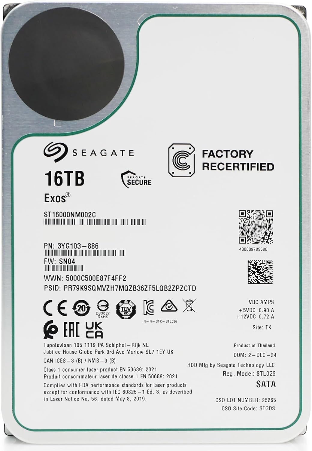 Hardisk-uri - Hardisk 16 Tera Seagate ST16000NM002C, high-security.ro