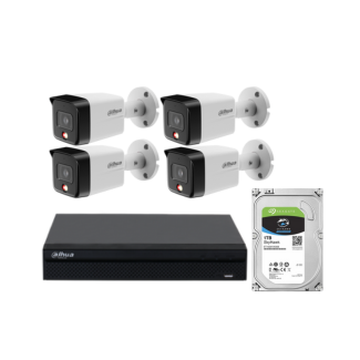 Kit-uri - Kit 4 camere bullet 6 MP, hardisk inclus, high-security.ro