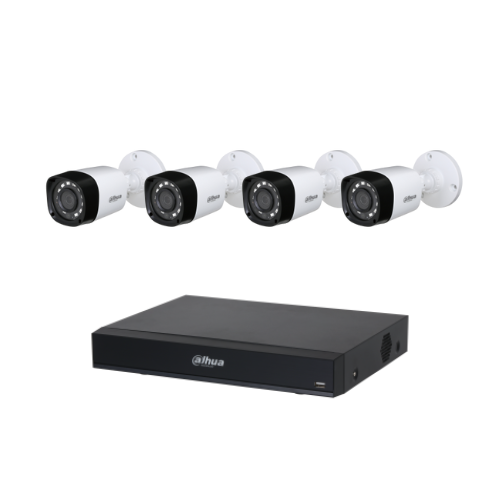Camere analogice - Kit 4 camere HDCVI 2MP cu xvr inclus BH-KXVR-4HFW1200RP, high-security.ro