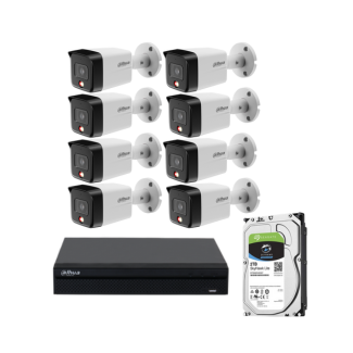 Kit-uri - Kit 8 camere bullet 6 MP, hardisk inclus, high-security.ro