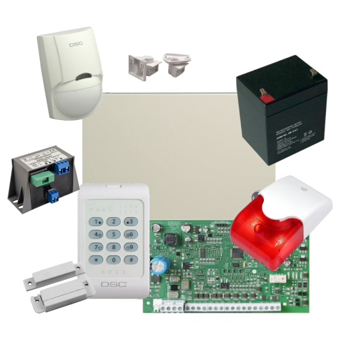 Kit-uri alarmă - Kit alarmă efracție DSC sirenă interioară KIT 1404 INT, high-security.ro