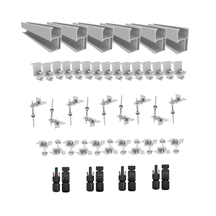 Kit complet invertor 5kW OFF GRID, 10 panouri + modul Wifi-F inclus, [6],high-security.ro