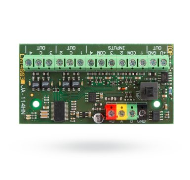 Module - Modul BUS cu 4 intrări și 4 ieșiri JA-114HN, high-security.ro