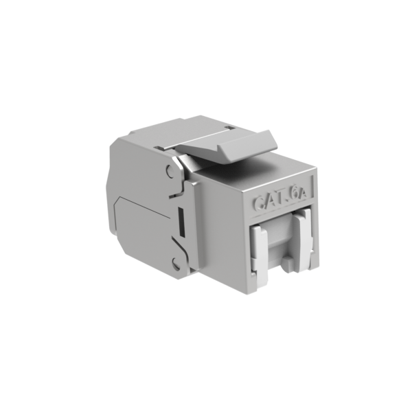 Conectori - Modul conector Keystone Jack ecranat Cat.6A, cu obturator BH-04-00180, high-security.ro
