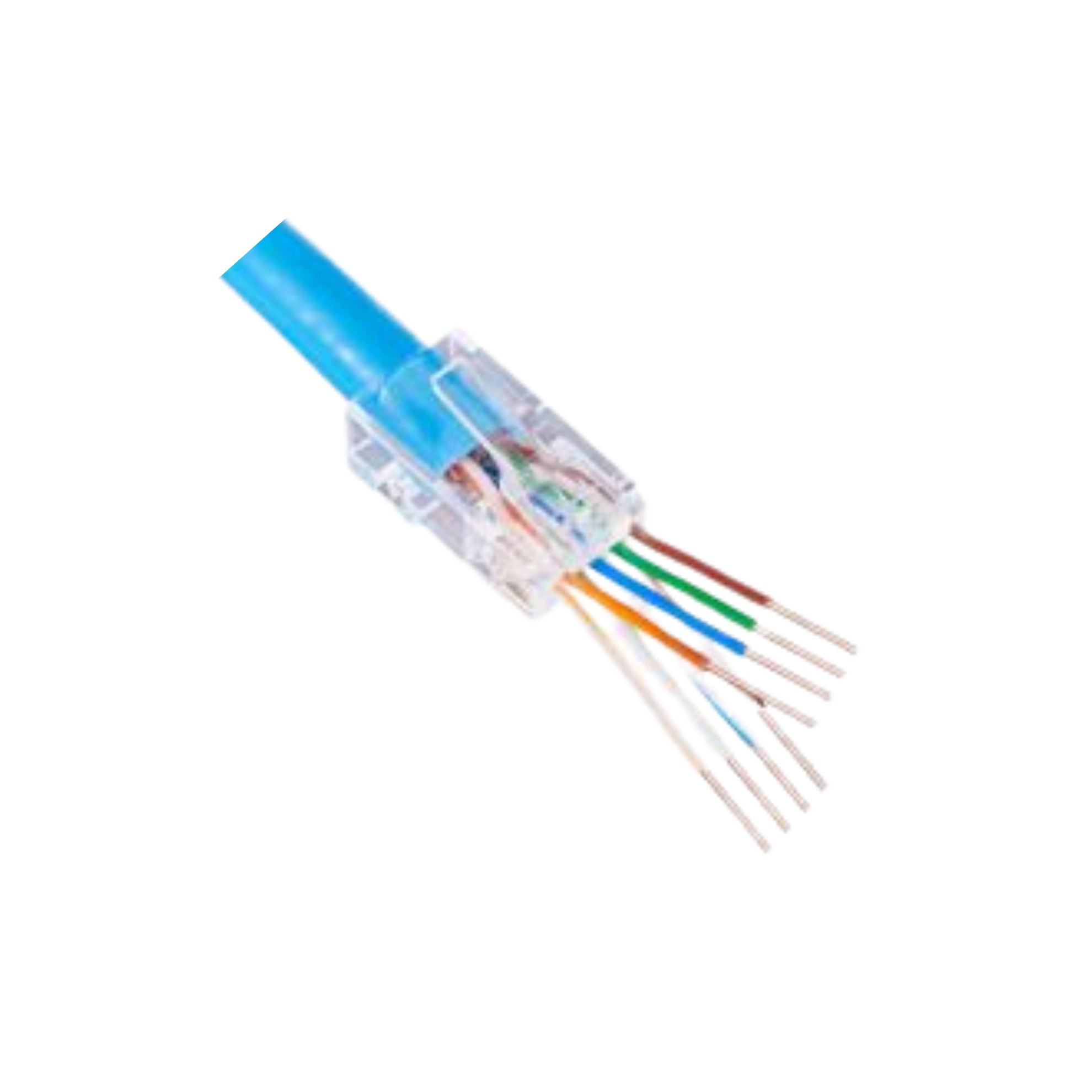 Conectori - Mufa UTP CAT5E Pass Through EZ10RJ45, high-security.ro