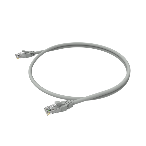 Patch Cord - Patch cord UTP CAT5E BH-5E-UT-14-GY-0050-04 -Patch cord CAT 5E UTP, 0,5M, high-security.ro