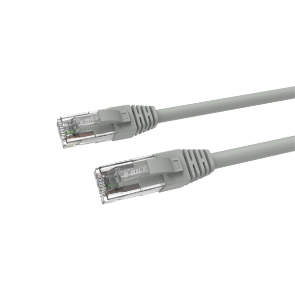 Patch cord UTP CAT5E BH-5E-UT-14-GY-0200-04-Patch cord CAT 5E UTP,2M, [2],high-security.ro