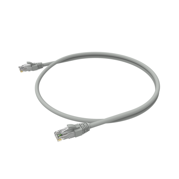 Patch cord UTP CAT5E BH-5E-UT-14-GY-0100-04 -Patch cord CAT 5E UTP, 1M, [3],high-security.ro