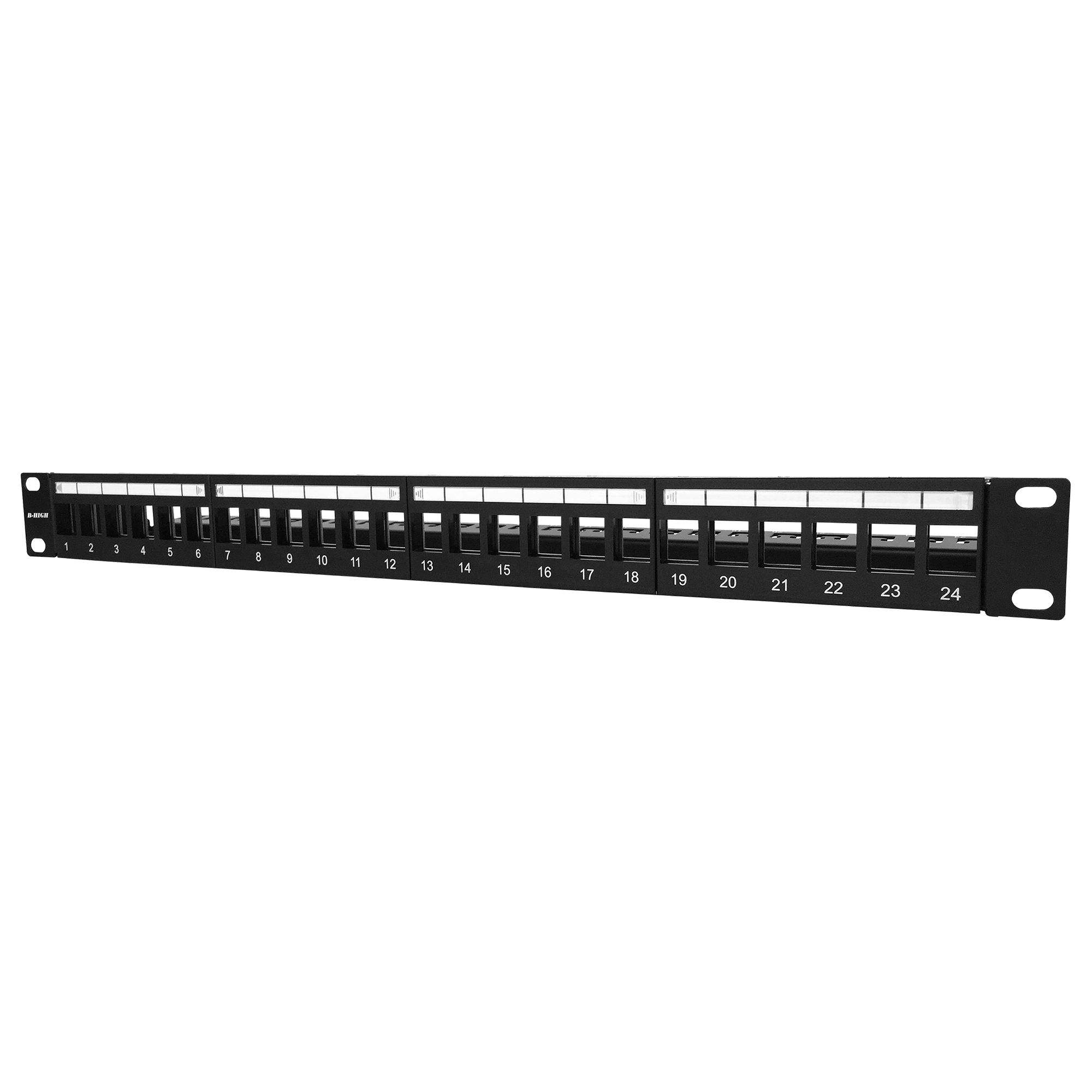 Patch Panel - Patch Panel neechipat FTP 1U, 24 de porturi BH-06-00150-015-00-02, high-security.ro