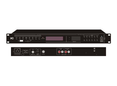 Statii/Amplificatoare - Player CD/MP3 cu Tuner rackabil T-2221, high-security.ro