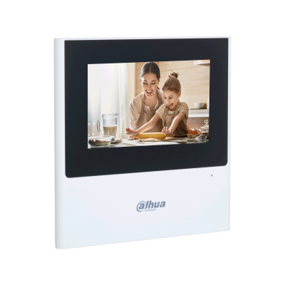 Post videointerfon de interior, ecran tactil capacitiv TFT, WiFi, PoE  VTH2611L-WP, [2],high-security.ro