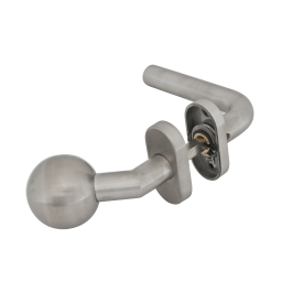 Accesorii - Set de clanțe din inox tubular YH-D900, high-security.ro