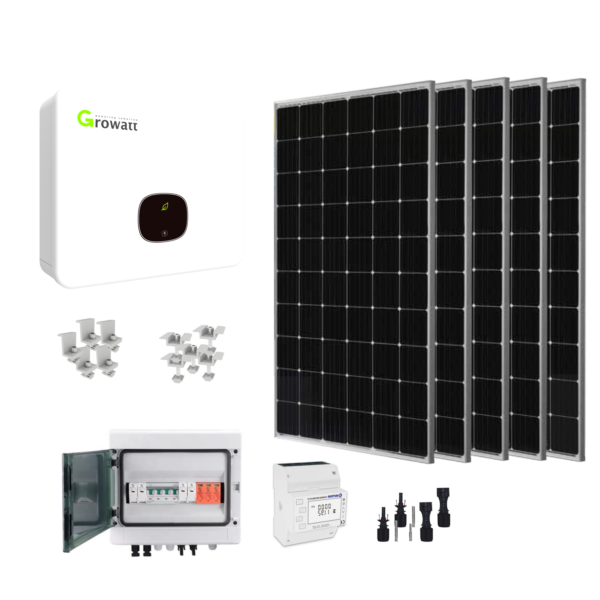Kit-uri fotovoltaice - Sistem fotovoltaic 10 kW, invertor Trifazic On Grid 22 panouri KIT-mod10kW-22p, high-security.ro