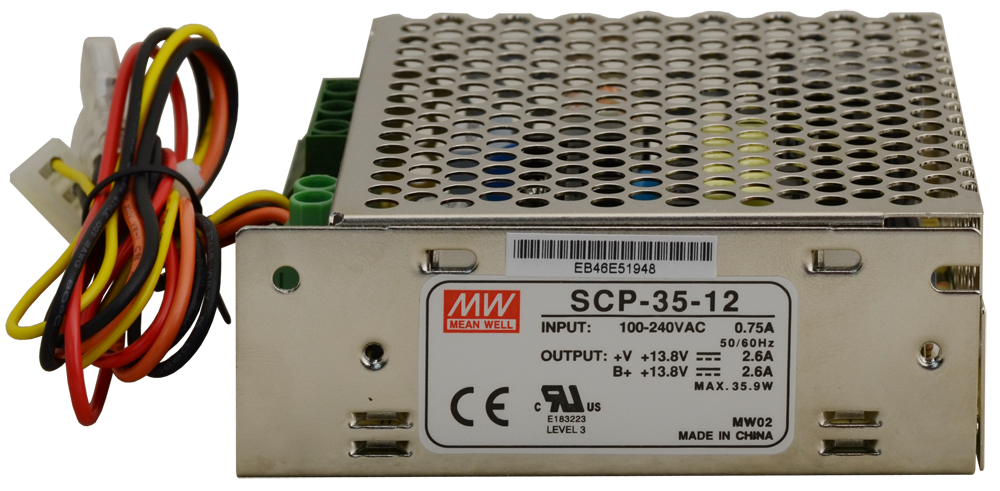 Surse/Alimentatoare - Sursă de alimentare cu backup SCP 13,8V/2,6A în carcasă SCP-35-12, high-security.ro