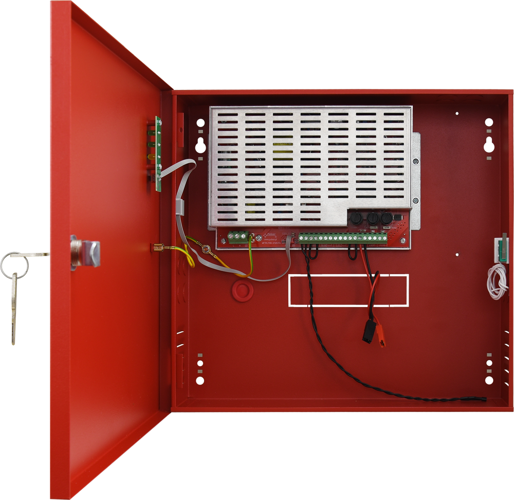 Surse de alimentare - Sursă de alimentare EN54C 27,6V/5A/2×7Ah pentru sisteme de alarmă la incendiu EN54C-5A7, high-security.ro