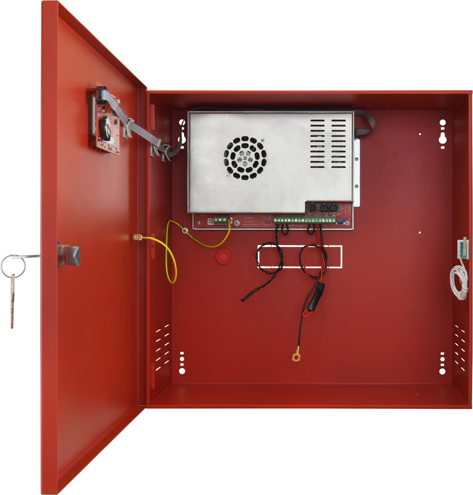 Surse/Alimentatoare - Sursă de alimentare pentru sisteme de alarmă la incendiu EN54C-10A40LCD, high-security.ro