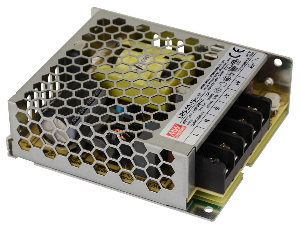 Surse/Alimentatoare - Sursa de alimentare in carcasa LRS 15V / 50W / 3,4A LRS-50-15, https:high-security.ro