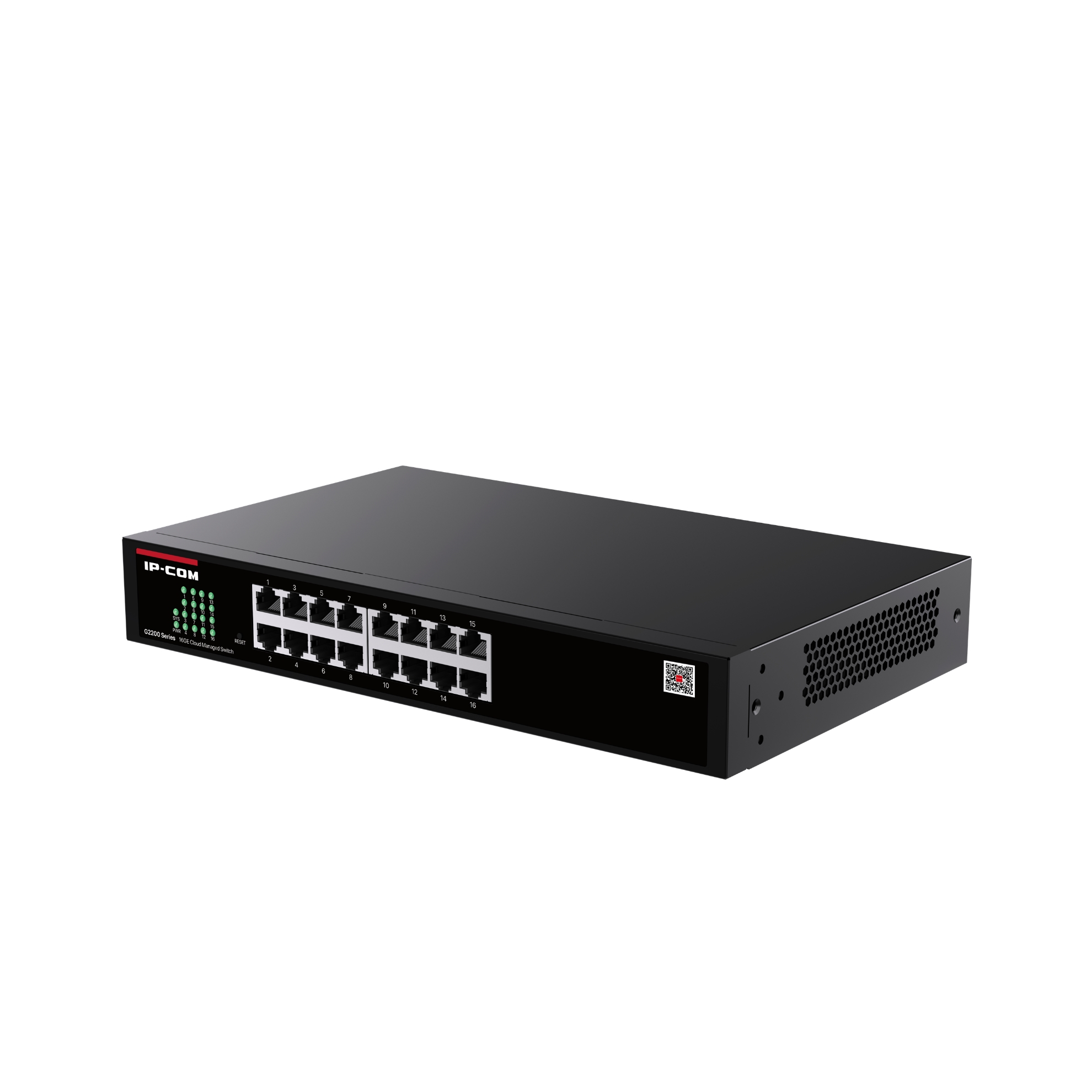 Switch 16 porturi RJ45 Gigabit, Cloud Management, IP-COM G2216D, [3],high-security.ro