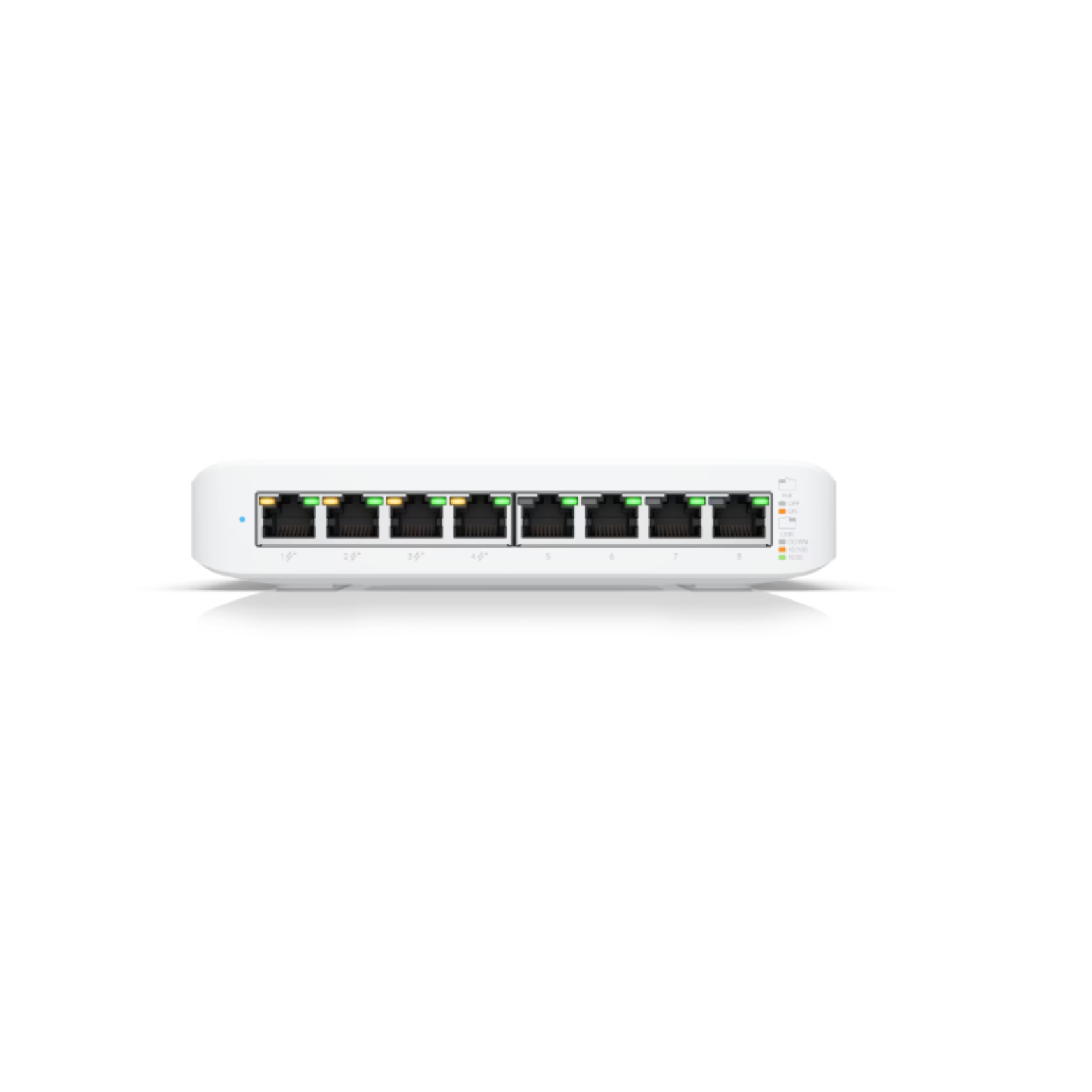 Switch 8 porturi, 4 porturi Poe și 4 porturi Ethernet standard UniFi USW-LITE-8-POE-EU, [2],high-security.ro