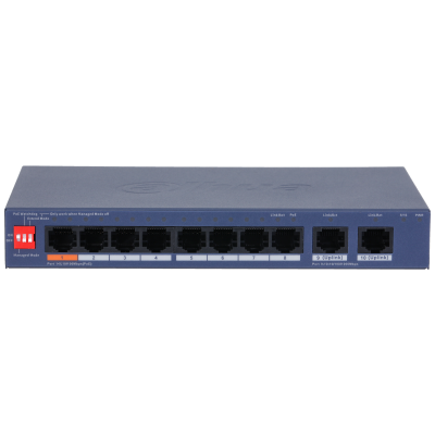 Switch-uri - Switch Desktop 10 porturi, administrat prin cloud, cu 8 porturi PoE CS4010-8ET2GT-60, https:high-security.ro