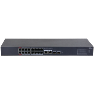 Switch desktop 16 porturi PoE, 2 porturi uplink, cloud management CS4218-16ET-135, [2],high-security.ro