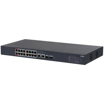 Switch desktop 16 porturi PoE, 2 porturi uplink, cloud management CS4218-16ET-135, [3],high-security.ro