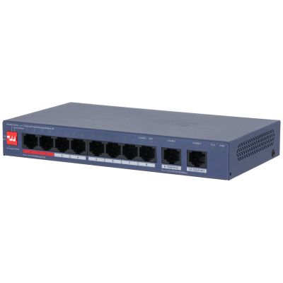 Switch desktop Cloud Gigabit Managed 8 porturi PoE + 2 porturi uplink CS4010-8ET2GT-110, [2],high-security.ro
