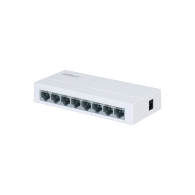 Switch-uri 10/100 Mbps - Switch Fast Ethernet pentru desktop 8 porturi, negestionat PFS3008-8ET-L-V2, high-security.ro