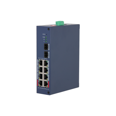 Switch Gigabit Industrial Cloud Managed cu 8 porturi PoE si 2 porturi SFP CHS4210-8GT-110, [5],https:high-security.ro