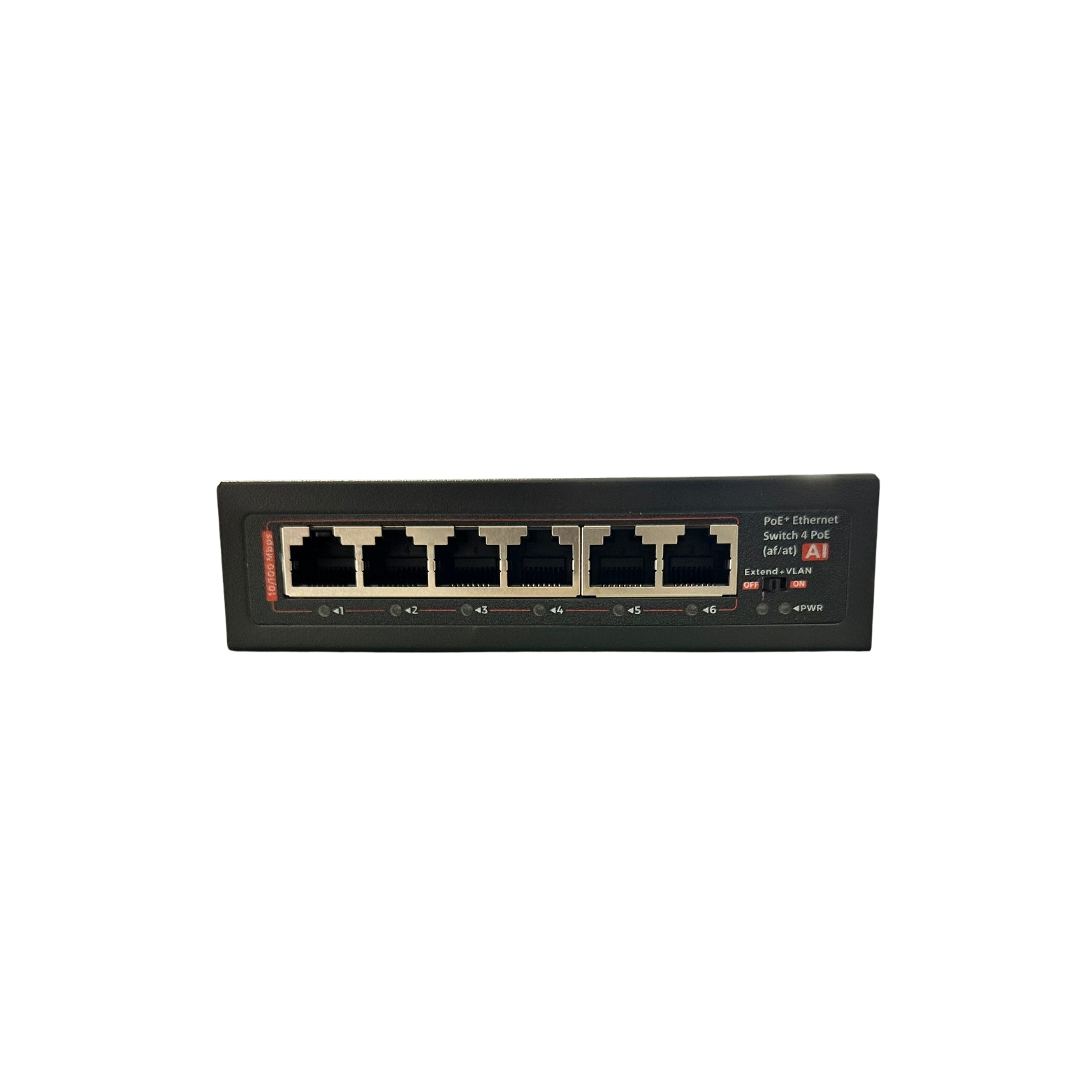 Switch PoE 6 porturi, 4 porturi Poe + 2 porturi uplink B-HIGH BH-S0004EP-2E, [2],high-security.ro