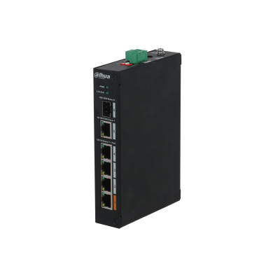 Swich-uri port SFP - Switch PoE cu 4 porturi (negestionat) PFS3106-4ET-60-V2, high-security.ro