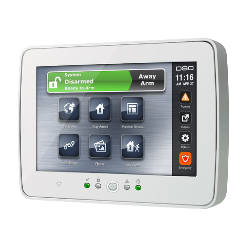 Tastatură touch screen, color, diagonala 7' TOUCH SCREEN 7''8 partitii, [2],high-security.ro