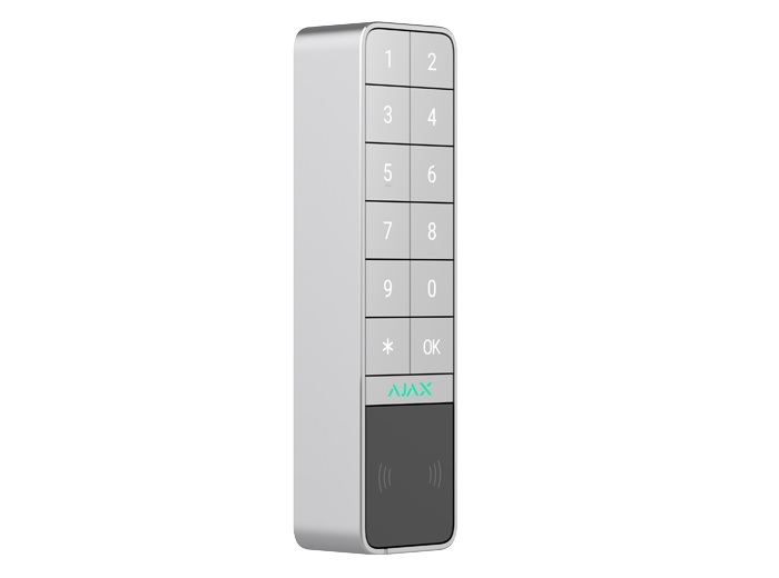 Tastatura wireless de exterior/interior, tehnologie DESFire KEYPAD OUTDOOR JEWELLER (WHT)