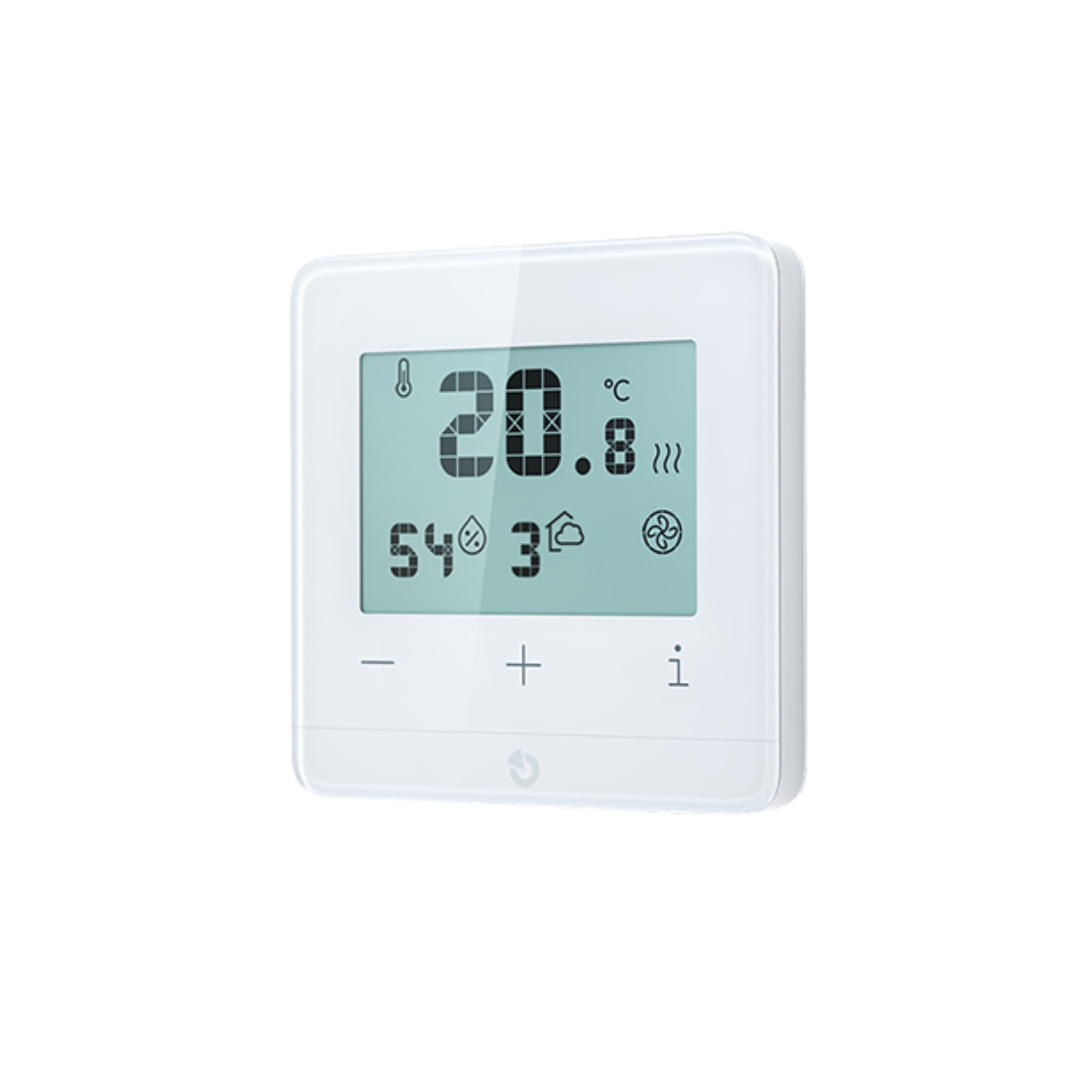 Accesorii - Termostat pe BUS cu senzor de CO₂  JB-112TP, high-security.ro