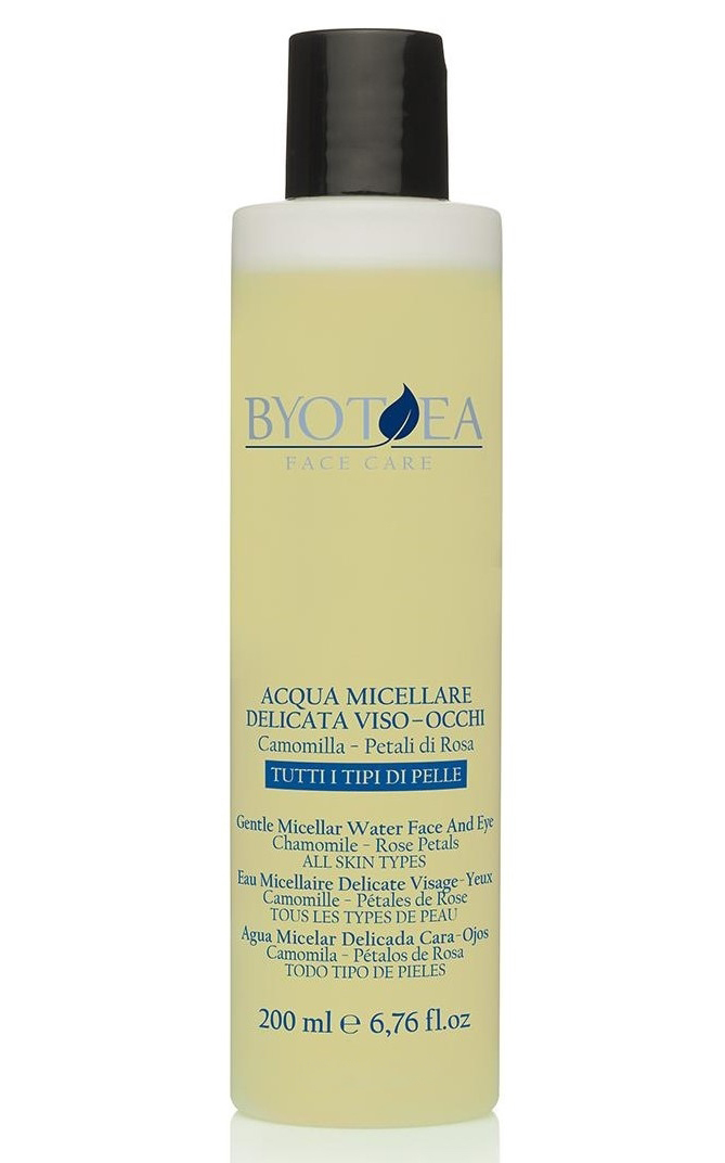 Apa Micelara Pentru Fata Si Ochi Cu Musetel Si Petale De Trandafir - All Skin Types - Gentle Micellar Water Face And Eyes 200ml - BYOTEA