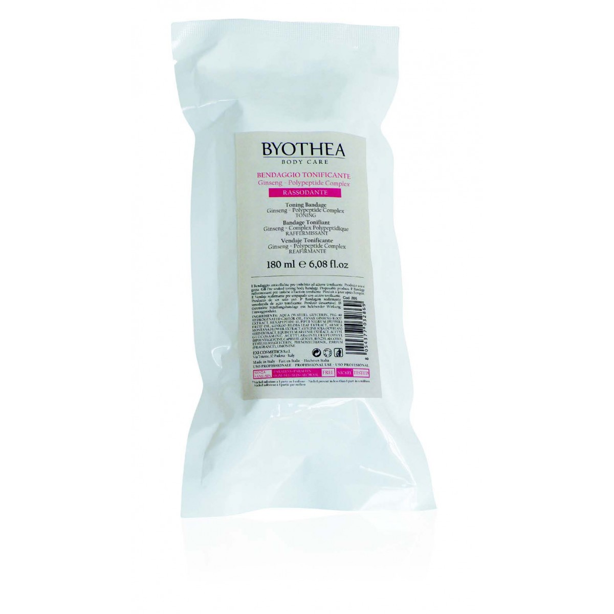 Bandaj Pentru Fermitatea Corpului Preimbibat Cu Ginseg Si Complex De Polipeptide - Toning - Toning Bandage With Ginseng And Polypeptide Complex - BYOTEA