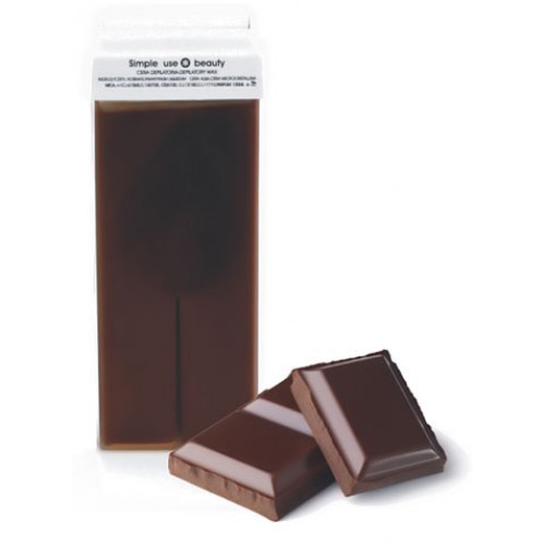 Ceara Epilatoare Liposolubila Roll On - Ciocolata - Formula Premium Chocolate 100ml - SIMPLE USE