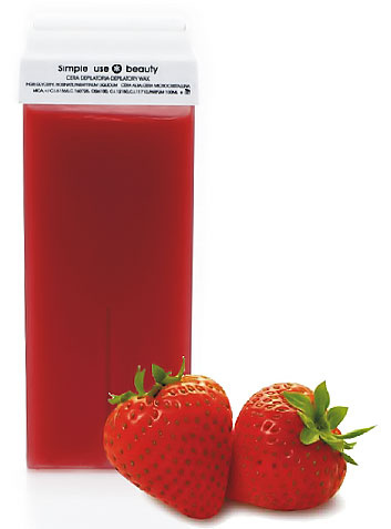 Ceara Epilatoare Liposolubila Roll On - Capsuni - Formula Premium Strawberry 100ml - SIMPLE USE