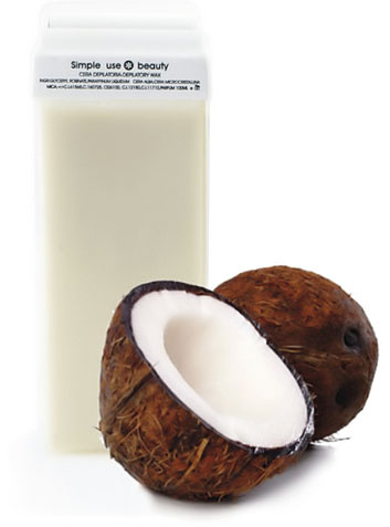 Ceara Epilatoare Liposolubila Roll On - Cocos - Formula Premium Coconut 100ml - SIMPLE USE