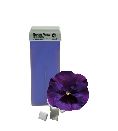 Ceara Epilatoare Liposolubila Roll On - Din Zahar Si Aroma De Floare Amethist - 100% Natural Sugar Wax Amethist 100ml - SIMPLE USE