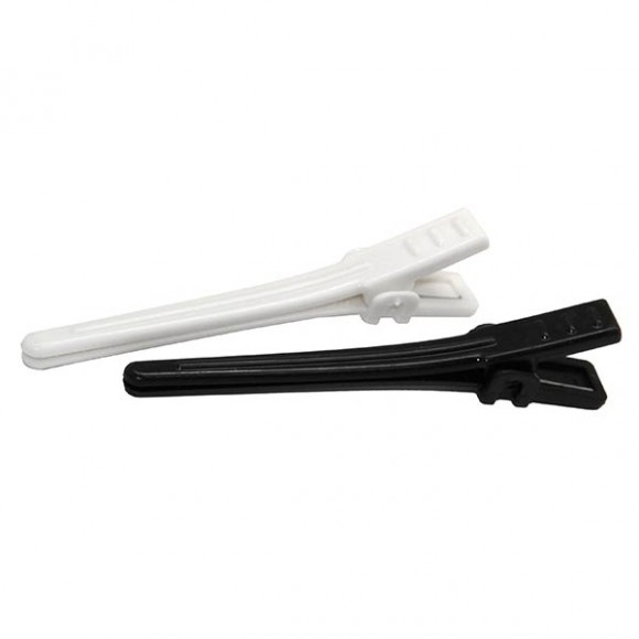 Clame de par Duck Mici 24 Buc - Negru si Alb
