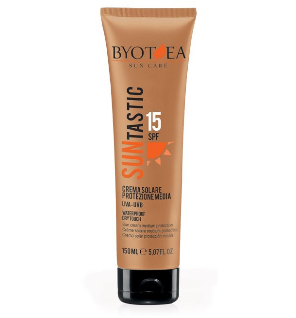 Crema Cu Protectie Solara Medie SPF 15+ Suntastic - Sun Cream Medium Protection SPF 15+ 150ml - BYOTEA