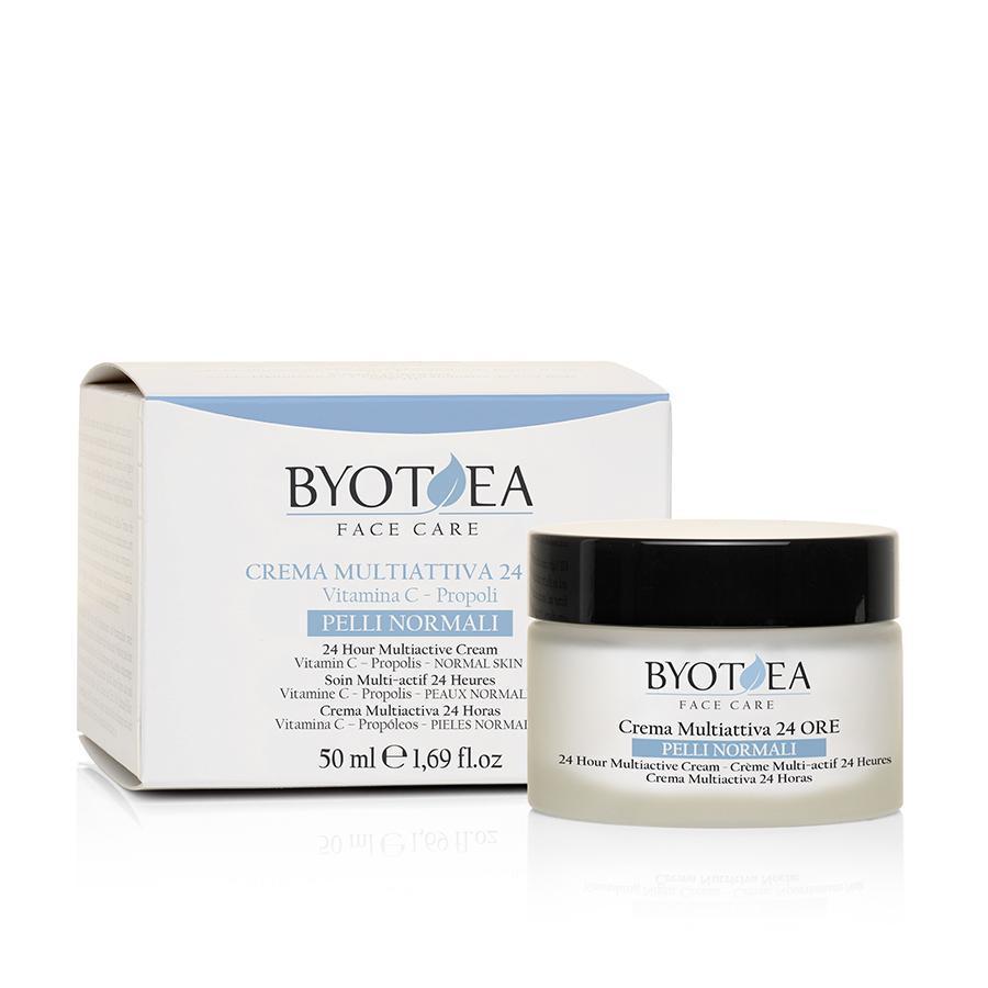 Crema Multiactiva 24H Cu Vitamina C Si Propolis - 24 Hour Multiactive Cream - Normal Skin 50ml - BYOTEA