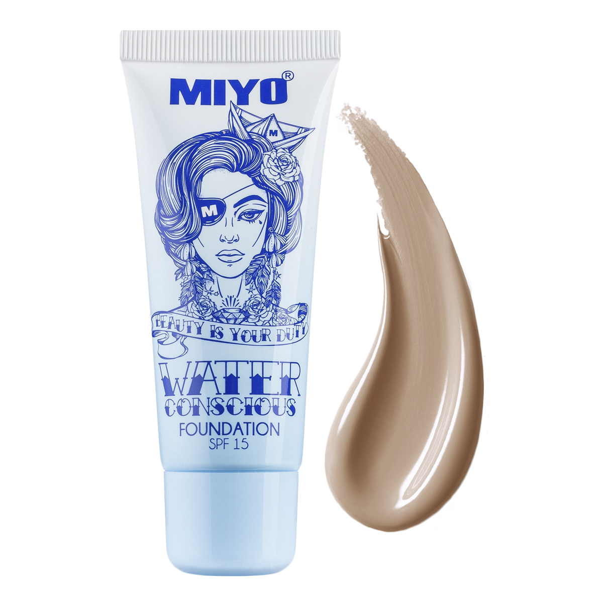 Fond De Ten - Water Conscious Foundation SPF15 Nude Nr.03 - MIYO