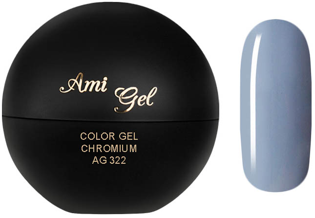Gel Colorat Pentru Acoperire Si Pictura - Soak Off Color Gel Chromium 5gr - AMI GEL